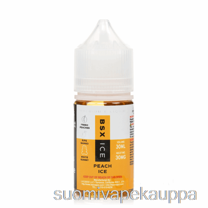 Vape Suomi Persikkajää - Bsx Suolasarja - 30ml 30mg